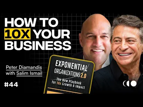 How to 10x Your Business: Linear to Exponential w/ Salim Ismail | EP#44 Moonshots and Mindsets