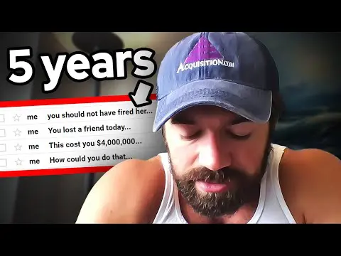 Alex Hormozi: I emailed myself all of my failures for the last 5 years...this is what I learned..