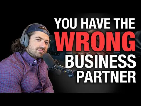 Alex Hormozi: Top Signs You Have The Wrong Business Partner